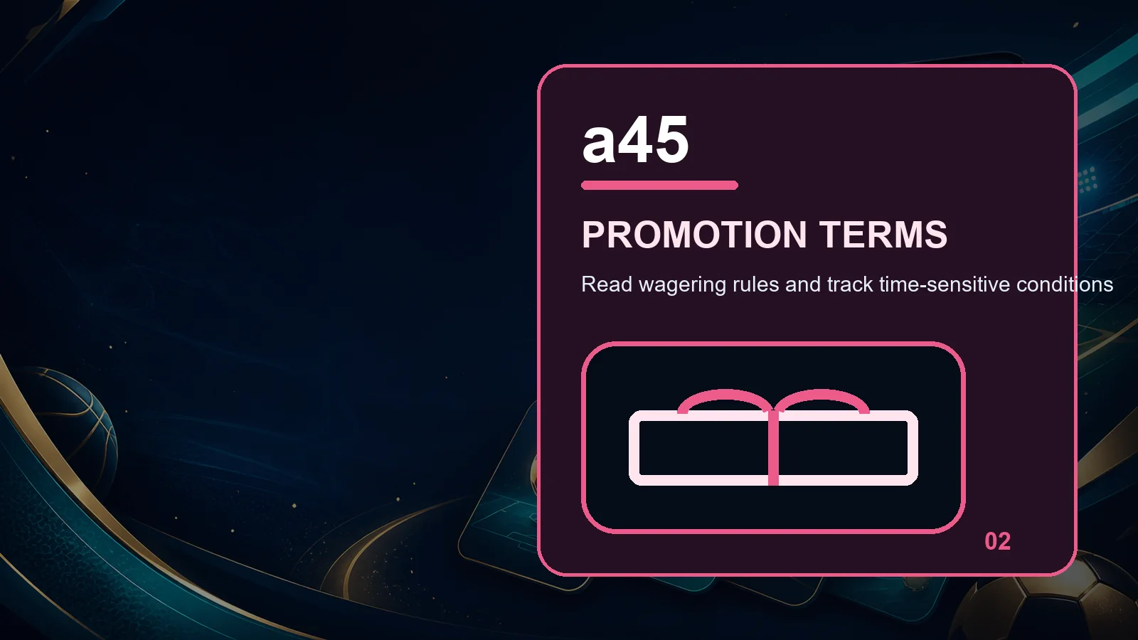 a45 promotions full-width visual guide 2